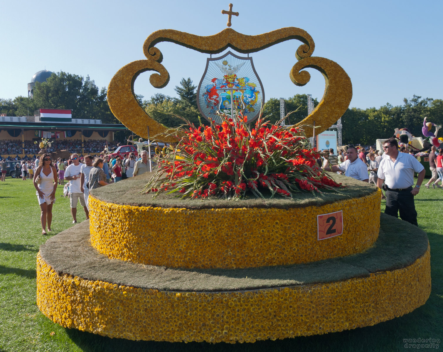 Flower car of Debrecen City -- dry flower