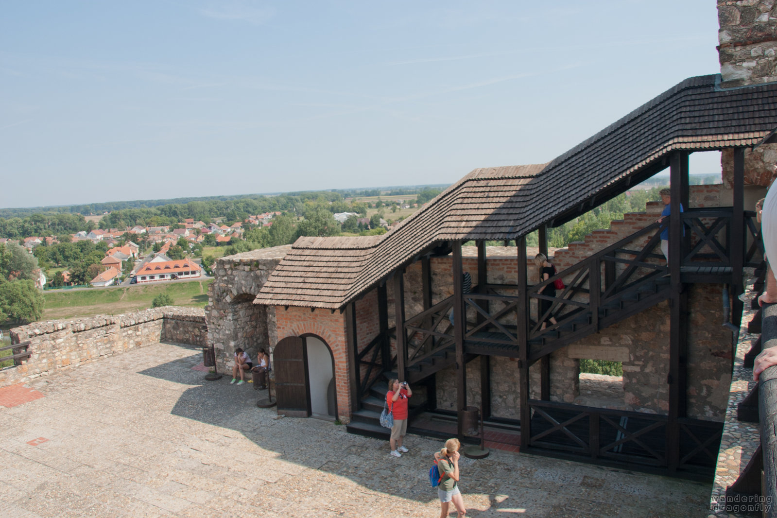 Reconstructed stairs -- lookout, stairs