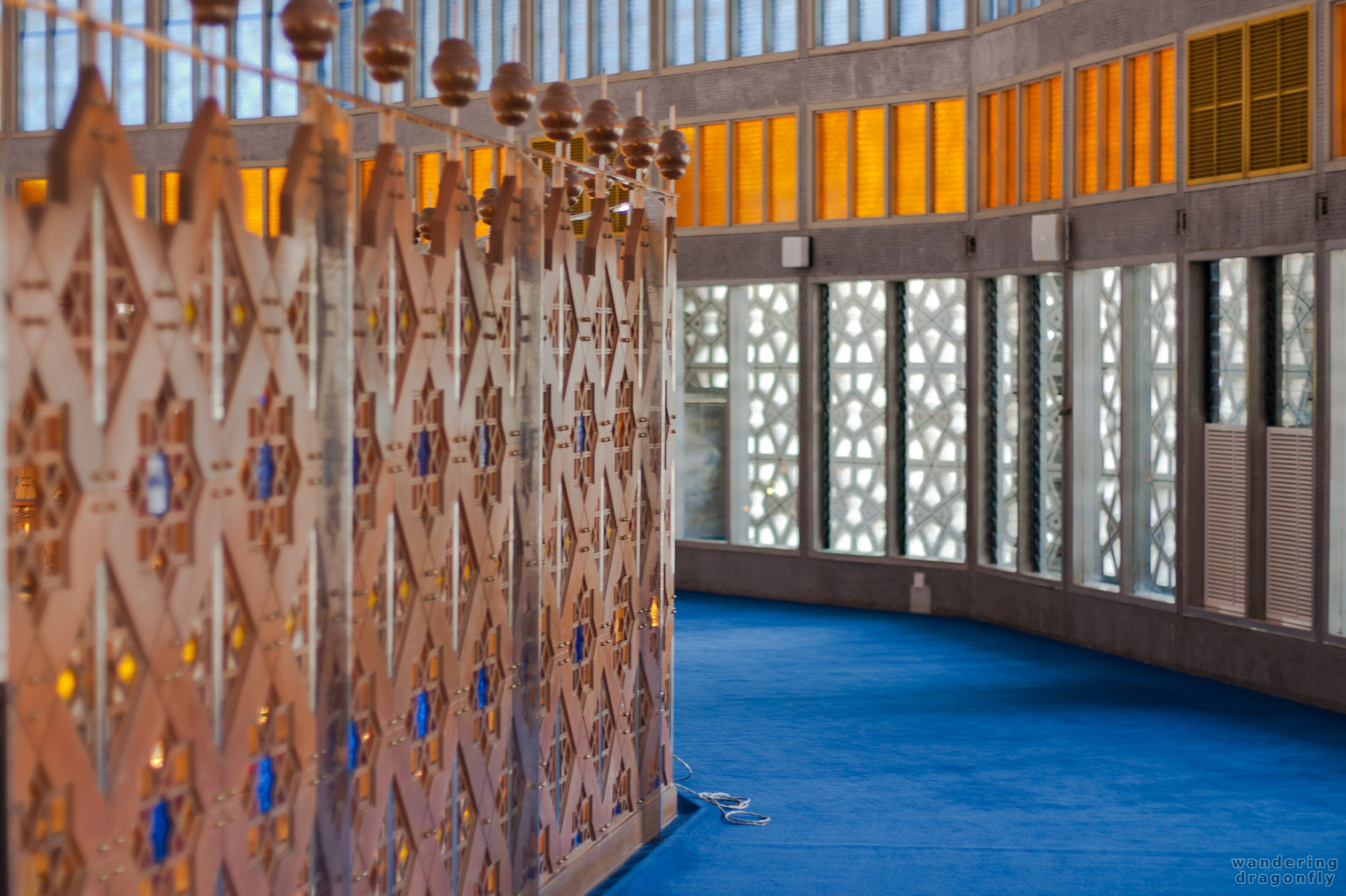 Gallery of the prayer hall -- gallery, mosque