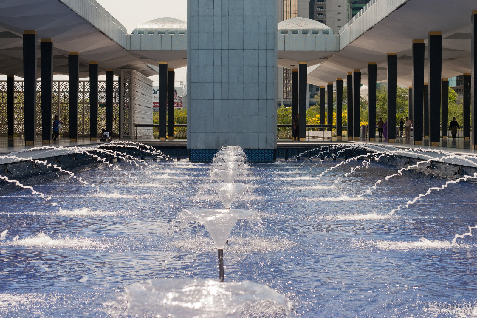 Fountain -- fountain, mosque, pool