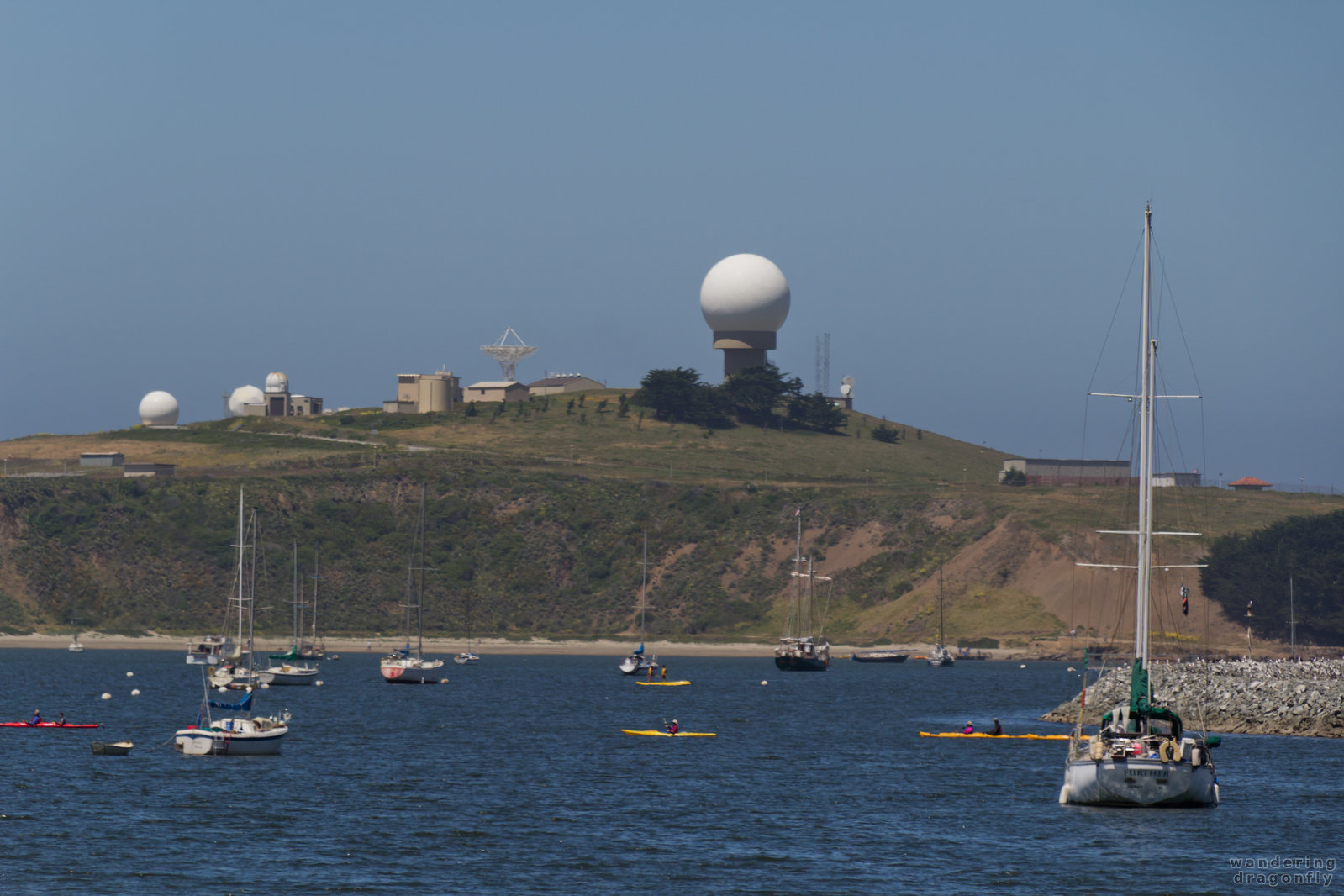 Facilities near the Half Moon Bay Airport -- facility, sailboat