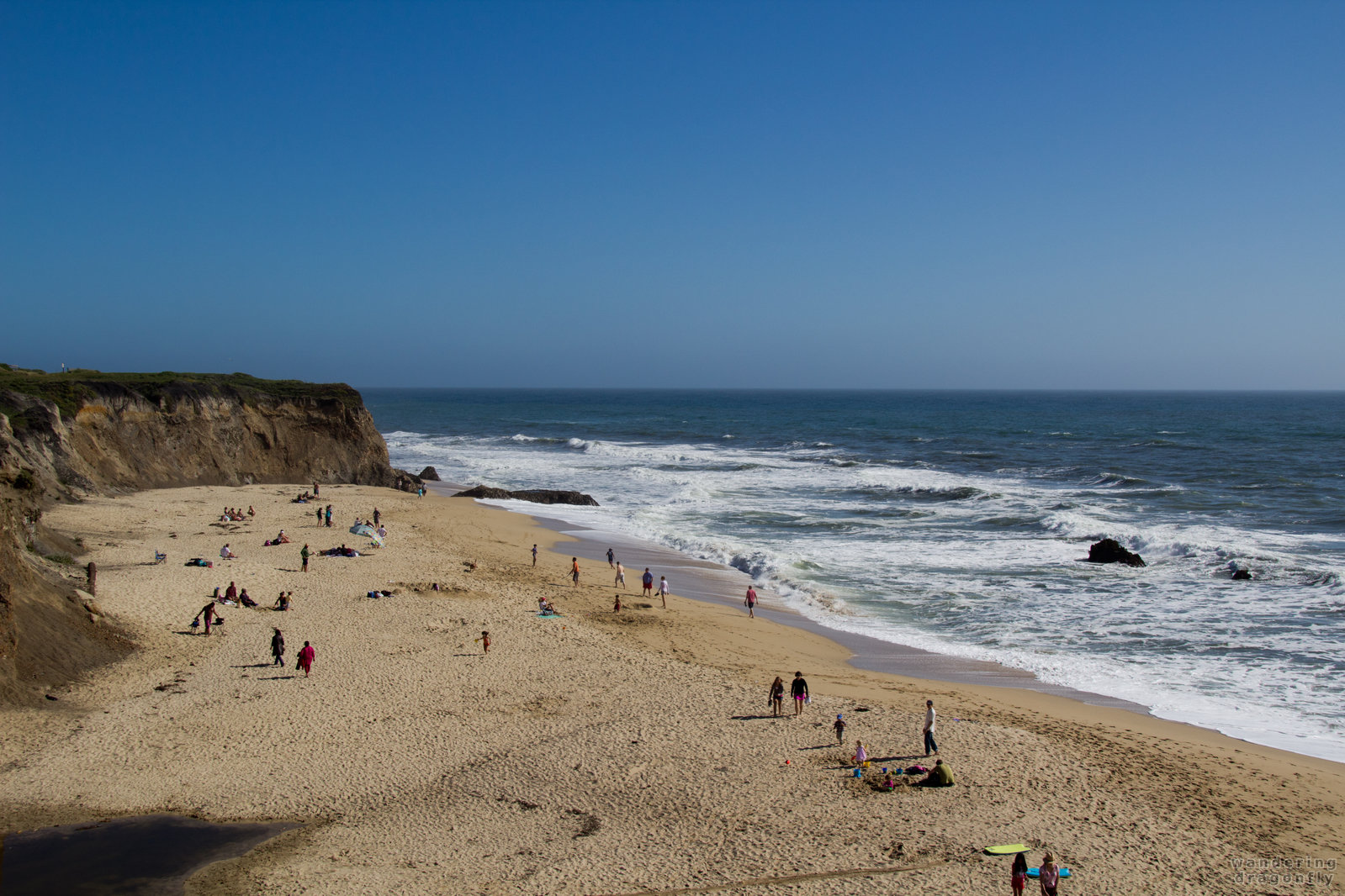 Sunny afternoon on the beach -- beach, ocean, people, vista