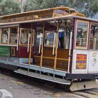 Cable cars were invented in 1873 by Andrew Hallidie to climb the hills of San Francisco. Many cities once had cable cars, but today, San Francisco's 3 lines are the only ones left in the world.

The single-ended Powell Street cars are the older of the two types now in service. The Powell cars have one open grip end and can be turned only with the help of the turntables built into the street at the ends of the lines.