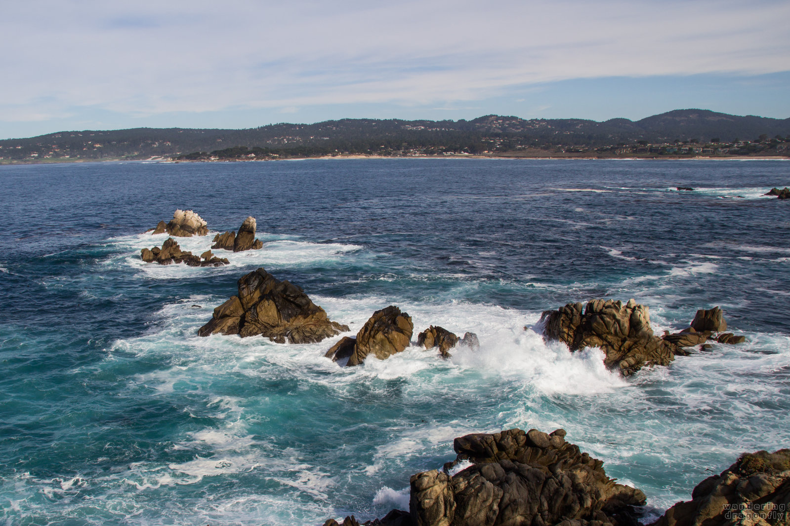 Cliffs around Cannery Point -- cliff, ocean, rock, water, wave