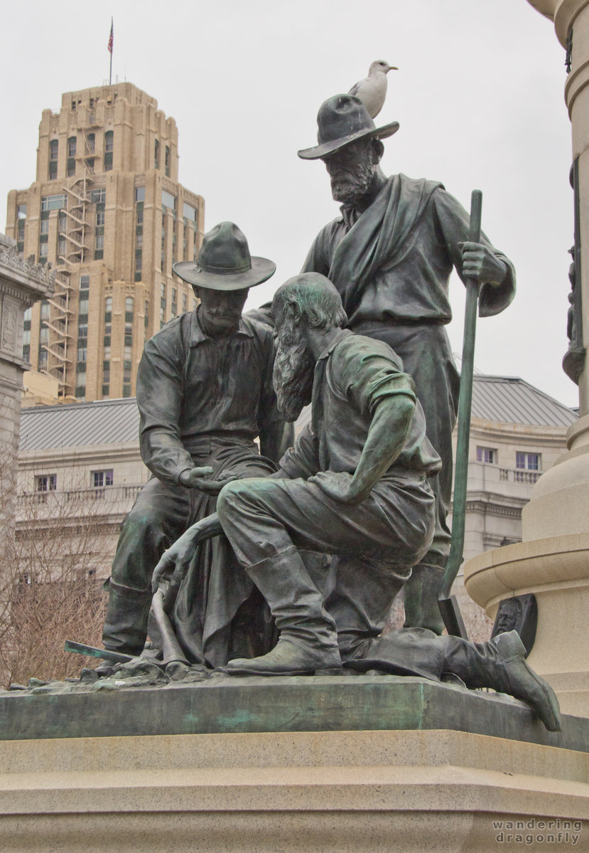 In '49 -- building, statue