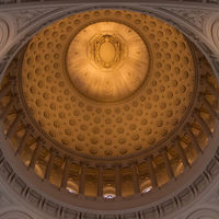 The structure's beautiful dome is the fifth largest in the world, even higher than the United States Capitol.