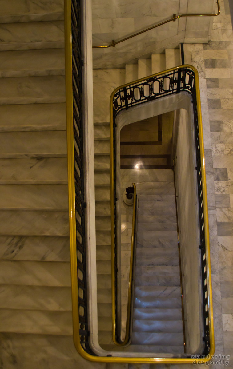 Side-staircase in the City Hall -- stairs