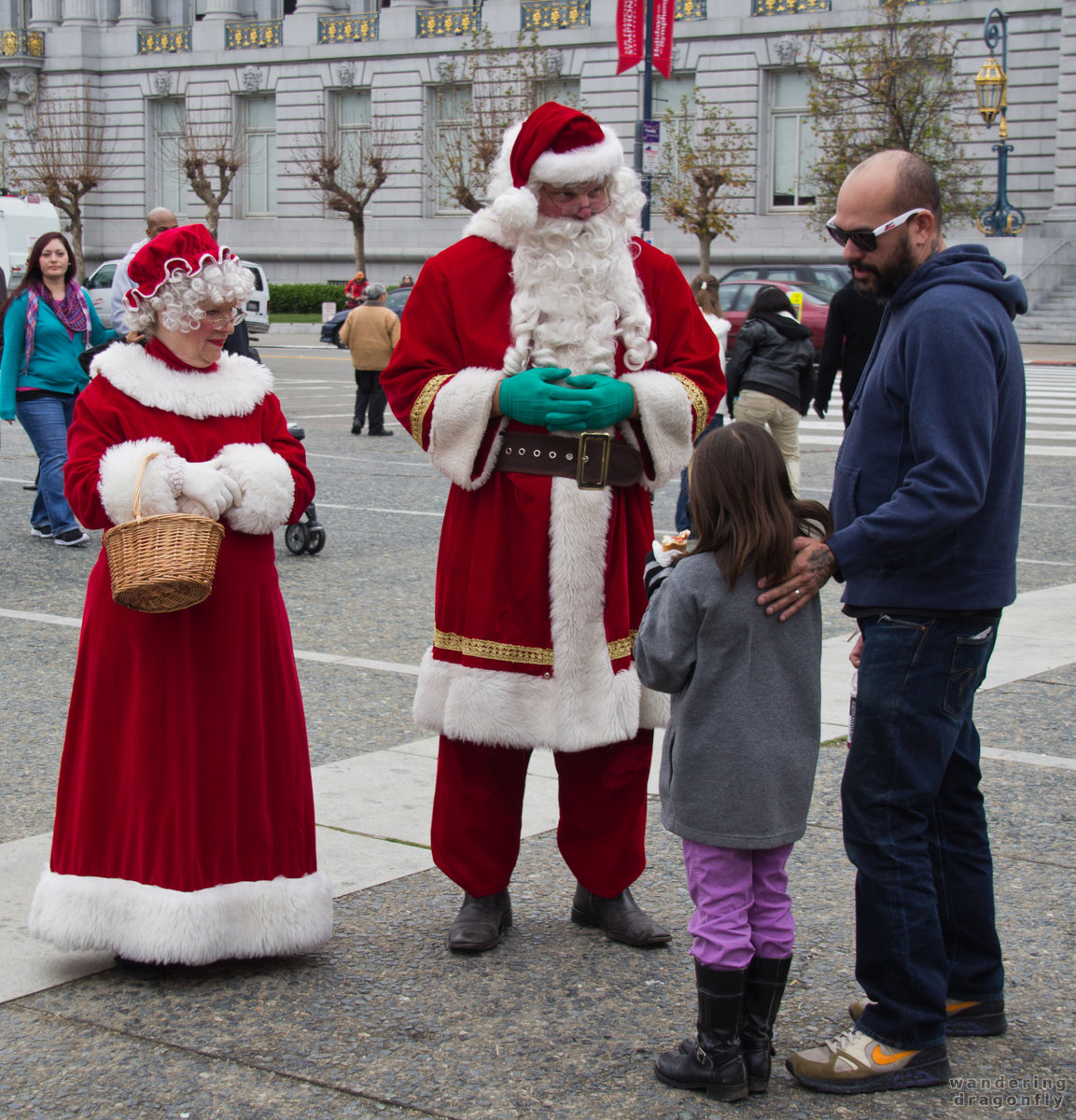 Mr. and Mrs. Santa -- people, santa