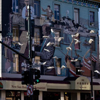 There are more than 600 murals in San Francisco!
This one can be found at the intersection of Grant Ave and Broadway.