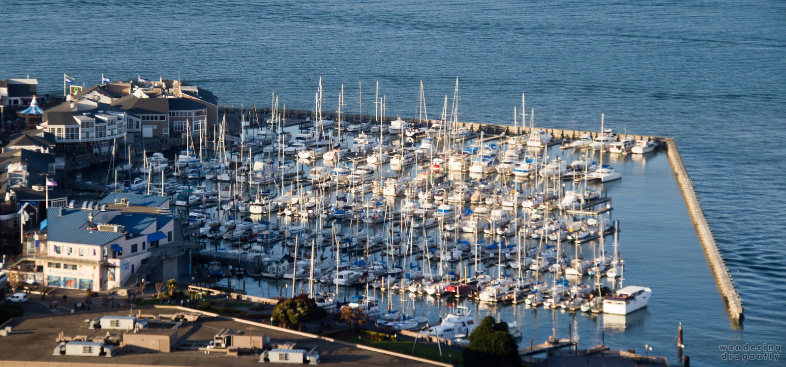 Boats at Pier 39 -- pier, sailboat, water