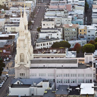 This is a Roman Chatolic Church in San Francisco's North Beach neighborhood, which is known as 